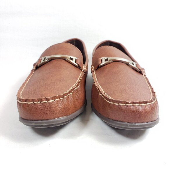 Simply Styled Loafers Men's Size 11 Brown Leather - Picture 3 of 7